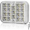 AGRISHOP 1piece Led Luce Di Retromarcia 12v24v Rimorchio,Veicolo Fanale Retromarcia 19 LEDs Omologato Impermeabile Per Roulotte Camion
