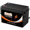 EXECYC Batteria Lifepo4 da 12V 300Ah batteria al litio per camper