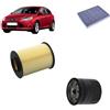 OP Kit tagliando 3 filtri per Ford Focus III 1.6 benzina 2010-2019