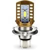 SOFOC H4 9003 Lampadina LED Fari Auto/Moto Fendinebbia HB2 12V 9-18V DC Bianco 6000K Abbaglianti/Anabbaglianti Per Camion Furgone ecc. Durevole 1Pcs