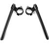 Fullibars Ø43mm semimanubri per moto forcella Ø 43mm CBR600 F4/F4I CBR1100XX 1997-2003 cafe racer semi manubri Rialzati 2.5cm tubo Ø 22.2mm realizzato in CNC alluminio