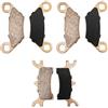 Mabutingti Pastiglie freno anteriori e posteriori sinterizzate adatto per Polaris Sportsman 400 450 500 600 700 800 Magnum Scrambler Trail Blazer Trail Boss Xpedition 250 325 330 425 500 2002-2013