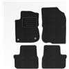 Mats4all Set di tappetini auto Compatibile con Peugeot 208 2012-2019 | Antiscivolo | Con rinforzo | 4 pezzi | Tappetini per auto | Set di tappetini
