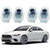 Tenatu 4 Pezzi Luci Proiettore Porta per Mercedes Benz CLA C118 X118 CLS X219 E-Coupe A208 S-Coupe W218 C218 - illuminazione sottoscocca auto, luce LED di benvenuto, illuminazione d'ingresso