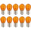 ShuoHui PY21W Lampada per indicatore di direzione, 12 V, colore arancione, giallo, lampada bau15s per auto, S25, 21 W, lampadina lampeggiante (2)