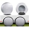 AmFor Set di 4 coperture per pneumatici, impermeabili, in pellicola di alluminio, per pneumatici di diametro da 68,6 cm a 73,7 cm, resistenti alle intemperie