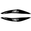 Generico Spoiler frontali 2011-2014 Per BMW Per Serie 5 F10 F11 Fari Sopracciglia Palpebre Stile Auto Faro Anteriore Sopracciglia Lampada Copertura Palpebra Auto Spoiler Frontali