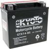Kyoto Batteria moto Kyoto GTX14-BS (YTX14-BS) - Pronta all'uso - 12 V 12 Ah - Dimensioni: 150 x 87 x 147 mm compatibile con Kawasaki W 650 1999/2004
