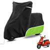 Catolsss COPRIMOTO 420D IMPERMEABILE - COMPATIBILE CON PIAGGIO VESPA GTS 300 HPE/Classic 300/310 / Supersport 300 / GTV 300 - Telo protettivo esterno con protezione solare per moto (verde)