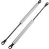 A ABSOPRO 300mm/11.81 Pistoni a Gas 27lb/120N/12kg Molle a Gas in Acciaio al Carbonio Tono Argento 2 Pezzi, RV Auto Cofano Attrezzi Scatola Coperchio Armadio Porta Coperchio