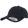 Flexfit Low Profile Destroyed Caps, Black, one Size