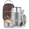 ® Termos per Alimenti 800 Ml, Contenitore Termico per Alimenti Caldi, Thermos Pa