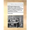 Hippocrates Hippocrates's treatise on the preservation of health Whe (Tascabile)