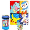 Pokémon Set di coperte in pile Pokemon - Bundle con coperta Pokemon 116,8 x 152,4 cm, adesivi, più per bambini, bambini, coperta in pile Pikachu per ragazzi e ragazze