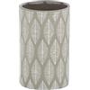 Wenko 23678100 - Portaspazzolino Tupian in ceramica, 7 x 12 x 7 cm, colore: grigio