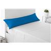 Miracle Home. Federa per cuscino 100% microfibra spazzolata, aperta su entrambi i lati, antipeeling. 110X45. Letto 90. Blu (Blue)