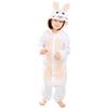 Funidelia | Costume da coniglio onesie per bambina e bambino - Animali - Multicolore
