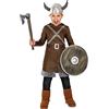 Funidelia | Costume da vichingo per bambino Nordico, Valchiria, Barbarian, Vikings - Costume per bambini e accessori per Feste, Carnevale e Halloween - Marroni