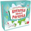 KANGUR Bambini Contro Genitori Intorno al Mondo da 8 Anni, lingua FR | Gioco da Tavolo sul Mondo, Gioco Educativo Familiare, Quiz, Giochi da Tavolo per Bambini