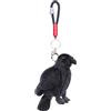 RLOMUTE Peluche Portachiavi Corvo pendente della borsa morbido carino Giocattolo regali per feste letto auto decorazione la casa Regalo per bambini Ragazzi Ragazze Natale