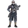 GWTCTOY JoyToy - Action figure 40K con licenza originale, scala 1:18, Astra Militarum Death Corps of War, soldato di squadra veterano con lancifiamma