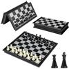 GTYARYUA Scacchiera Portatile, 13 ×13cm Scacchi Magnetici, Scacchi da Viaggio, Mini Scacchiera Portatile Magnetica, Scacchis per Bambini et Adultes pour Déplacements, Voyages, Camping (A)
