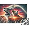 5M3D7C8V Leone e Leonessa Maestosi Tramonto nella Savana Puzzle per Adulti Puzzle 1000 Pezzi Carta Relax Concentrazione Famiglia Regalo Decorazione Casa 52x38cm/1000pcs