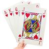 gagift world Carte da gioco Jumbo, 20 x 28 cm, carte da gioco giganti per serate di gioco in famiglia, mazzo di carte extra large per feste al casinò, per adulti e bambini