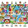 WOODEN.CITY Puzzle di Natale 500 Pezzi in Legno - Rompicapo Natalizio Unico per Adulti e Famiglie - Decorazione Regalo Perfetto per le Feste