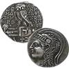 Generic Monete greche antiche, monete argento da collezione grecia, moneta antica greca, monete europee vecchie per collezionisti, regali portafortuna (Ancient Greek-Athenian Owl 2)