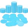 QUARKZMAN 200 Pz Gettoni Da Poker Di In Plastica 1.5 Azzurro Chiaro | Contatori Per Apprendimento, Dischi Per Contare, Marcatori Gettoni Opachi, Per Giochi Matematica Contare