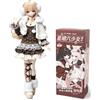 XiDonDon Piccola bambola BJD in scala 1/6 Action figure con vestiti (Two Boxes) | Serie Saturday Girls' Weekly Personaggi anime da collezione, regalo di compleanno
