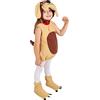 Funidelia | Costume peluche da per bambino Animali, Cagnolino - Costume per bambini e accessori per Feste, Carnevale e Halloween - Marroni