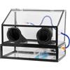 Generic Dirt Box Sandblasting Station, 30W Acrilico Enclosed System con serbatoio di acqua circolante, ventola di velocità regolabile per incisione, taglio, lucidatura