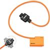 ZGCINE DT-LPE17 D-Tap a LP-E17 Cavo batteria fittizio per Canon EOS RP R8 R10 R50 R100 Rebel T6i T7i T8i SL2 SL3 M3 M6 Mark II 77D 750D 800D KISS X8i-Lunghezza:60cm