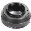 Generico Anello adattatore obiettivo, compatibile con Contax, CY a 4/3 M4/3 | Per E-P1 G1 GF1, ottone, alluminio anodizzato argento, metallo nero
