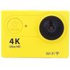 BJdfgE Videocamera Azione Ultra HD 4K/30fps WiFi 2 pollici 170D Casco impermeabile subacqueo Registrazione video Telecamere sportive Videocamere da esterno(Yellow)