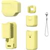 JSGHGDF Set di custodie protettive per Pocket 4P, colore giallo