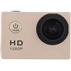 BJdfgE Videocamera for registrazione subacquea impermeabile HD 1080P for azioni sportive Videoregistratore for esercizi estremi Full Cam(Gold)
