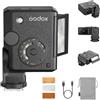 Godox Lux Junior II TTL Retro Flash per fotocamera, GN18, 400 flash, tempo | Testa girevole a due assi, rotazione di 180° e inclinazione di 90° per Canon, Nikon, Fuji, Olympus e Panasonic