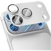 CloudValley Protezione Fotocamera Metallo per 18 Pro, Argento | Copertura Totale Monopezzo, Anti-Rottura, Ultra HD, Forte Aderenza, Compatibile con Cover, Facile Installazione e Rimozione