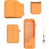 JSGHGDF Daily Carry - Custodia per fotocamera Pocket 4Pro, #ff6600, E