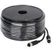 BJdfgE Cavo impermeabile IP68 da 20 m/50 m/100 m solo for telecamera subacquea pesca Fish Finder LED Telecamera panoramica rotante a 360 gradi(20M cable)