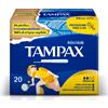 Tampax Blue Box Regular Assorbente Interno Flusso Leggero Medio 20 Pezzi