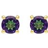 Ivy Gems Donna 9 cts (375) Oro giallo Ronde multicolore Topazio FINEEARRING