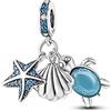 Parmuz Ciondolo in argento Sterling 925 per braccialetto, collana, amore, mamma, oceano, viaggio, farfalla, festa, compleanno, ciondoli, ciondoli, gioielli fai da te, regalo per donne