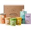 Hygge Box Viaggio per Cani | Biscotti Buongiorno Refresh e Buonanotte + Umido Tacchino 400 g + Acqua in Gel + Campione Shampoo | Idea Regalo | Made in Italy