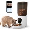 GMDUHK Distributore Automatico Cibo Gatti con Telecamera, 6L Crocchette Dispenser