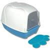 Pet's Market Lettiera Chiusa Toilette Kroxi Gatto Gatti Senza Filtro o Maniglia Paletta Inclusa con Tappetino 52x39x39H cm Colori Assortiti (Con Tappetino)