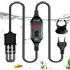 BORDEAG Riscaldatore per acquario, mini riscaldatore per acquario, riscaldatore sommergibile per acquari, riscaldatore digitale per acquario con display LED e regolatore di temperatura esterno regolabile